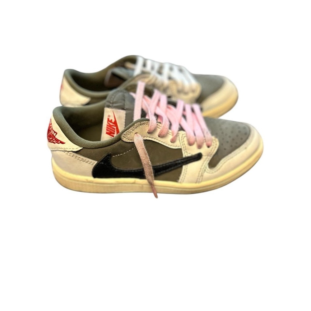 Air Jordan 1 Retro Low OG Travis Scott Medium Olive Kid Size 13C